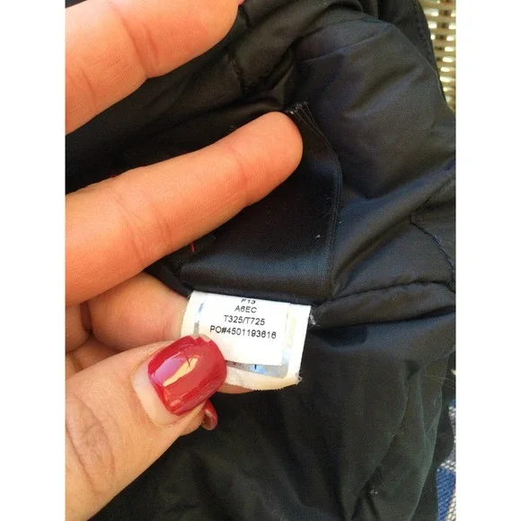 The north face womens zip up coat size XS extra small black primaloft - Picture 13 of 14